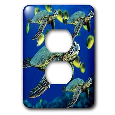 Imagem de 3dRose Capa para saída de tartarugas marinhas lsp_26849_6, multicolorida