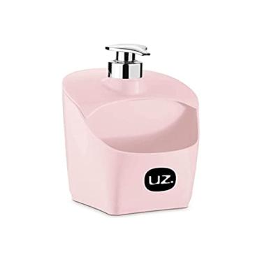 Imagem de Dispenser Porta Detergente UZ Rosa com Válvula Metalizada