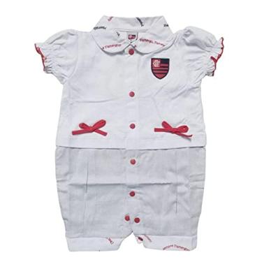 Imagem de Macacão Bebê São Paulo Oxford Feminino Oficial
