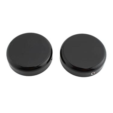 Imagem de FINMOKAL Forquilha Superior De Alumínio Cobre Tampas Para Harley Sportster Xl 883 1200 Dyna Softail Preto