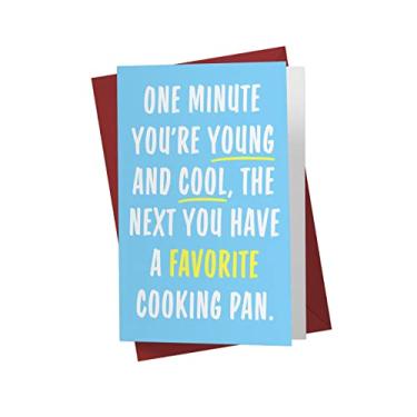 Imagem de Karto Cartão de aniversário engraçado para homens e mulheres - Grande 14 x 21,6 cm Cartões de feliz aniversário para irmão irmã filha filho - 20º 30º 40º 50º 60º - Bandeja favorita