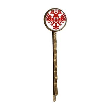 Imagem de Rússia National Emblem Eagle Retro Metal Hair Bobby Pin Headwear
