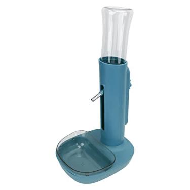 Imagem de Alimentador automático de água para animais de estimação mantém limpo a altura do pé removível ajustável evita que os cães escorreguem