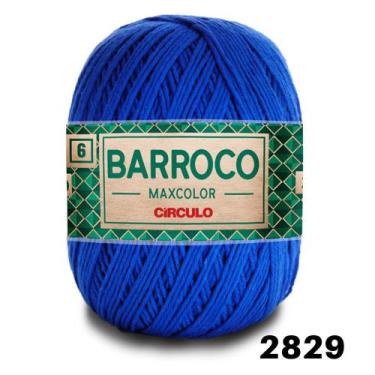 Imagem de Barbante Barroco Maxcolor Nº6 200G Cor Azul Bic - Círculo