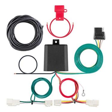 Imagem de CURT 56434 chicote de fiação de reboque personalizado de 4 pinos, serve para Toyota RAV4 selecionados