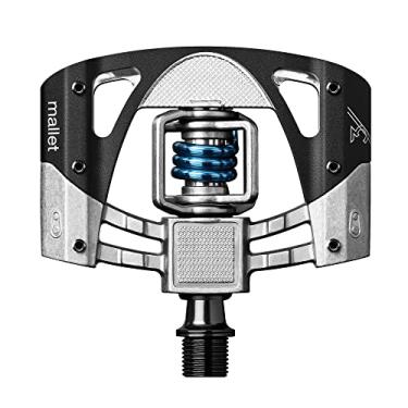 Imagem de Crankbrothers Mallet 3 Raw & Black/Light Blue Spring - Pedais de Bicicleta de Montanha e Enduro - Alumínio