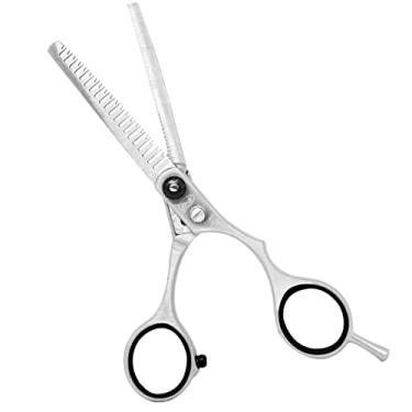 Imagem de Tesoura Profissional Dentada Salão Cabeleireiro Barbeiro Cabelo