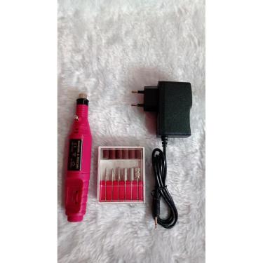 Imagem de Lixa Elétrica Unha Manicure Acessórios Portatil Profissional