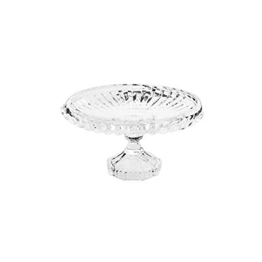 Imagem de Prato para Bolo de Cristal Renaissance 18cm x 10,5cm - Lyor