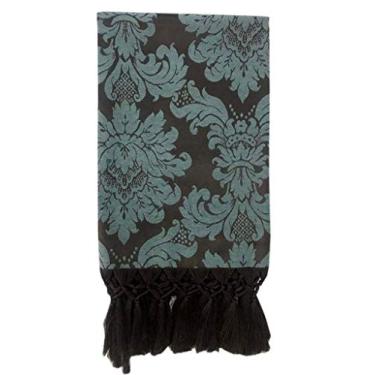 Imagem de Manta de Sofá Jacquard Verde com Marrom 190x140