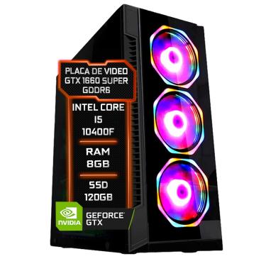 PC Gamer Intel Core i5 10400F / GeForce GTX 1650 4GB / Memória 8GB