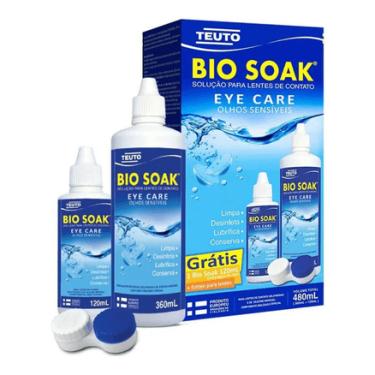 Imagem de Bio Soak Solução Multiuso para Lentes de Contato Pack 360ml + 120ml TEUTO