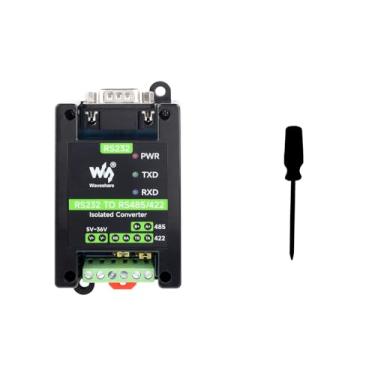 Imagem de Waveshare RS232 para RS485/422 conversor digital ativo isolado integrado original SP3232EEN & SP485EEN Chip RS232 DB9 porta macho para equipamento de controle industrial e aplicação de requisitos de comunicação alta