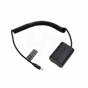 Imagem de HangTon Bateria fictícia PD USB C para NP-FZ100 para câmera Sony Alpha 9 II, A9, A7R IV, A7R III, A7III M3, 7C, A6600, FX3