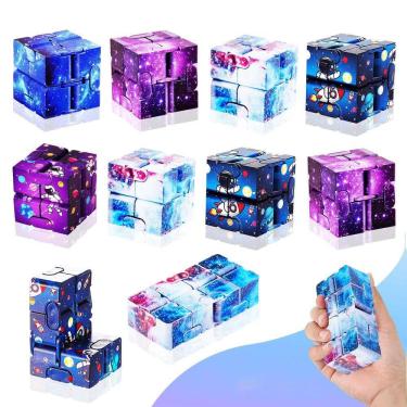 Imagem de Brinquedo Fidget MEZHOBBY Galaxy Infinity Cube 12 peças