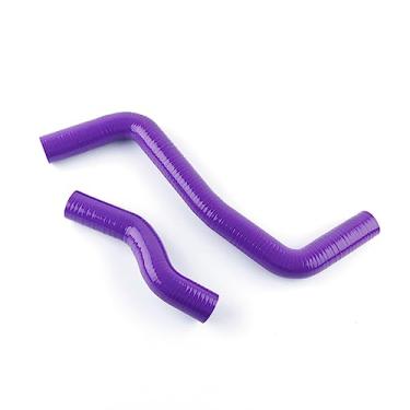 Imagem de JOIUYOLJ Kit de mangueira de radiador de silicone de 3 camadas compatível com Toyota Corolla Levin AE111 AE101G 4A-GE 20V... (roxo)