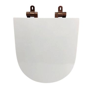 Imagem de Assento Sanitário Poliéster para Louça Link/carrara/belle Époque deca Slow Close Corten Branco