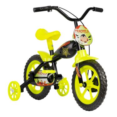 Imagem de TK3 Track Bicicleta Infantil Aro 12 Trackula Preto e Amarelo Neon