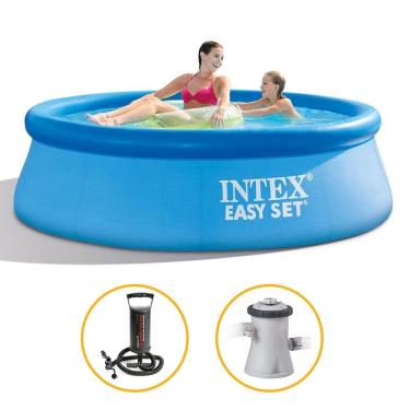 Imagem de Piscina Inflável Easy Set 1.942 Litros com Bomba + Filtro Intex 110v