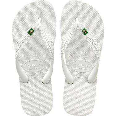 Imagem de Chinelo Brasil, Havaianas, Adulto Unissex, Branco, 45/46