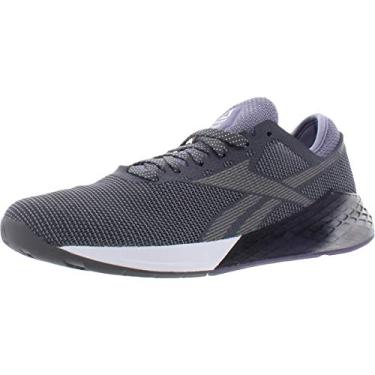 Imagem de Reebok Tênis feminino Nano 9 Cross Trainer, Cinza frio/violeta neblina/branco, 5.5