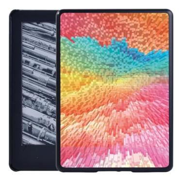 Imagem de Capa rígida para tablet Kindle 10ª/8ª geração/Kindle Paperwhite 1 5th/2 6th/3 7th/4 10th Tablet Capa protetora durável (20.3D-barra arco-íris, Kindle J9G29R)
