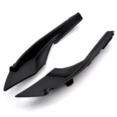 Imagem de HAOTOM Par de painel de cobertura de para-brisa frontal compatível com Mitsubishi Lancer Evo 2008-2017 painel de cobertura do convés dianteiro lado esquerdo do motorista e lado direito do passageiro