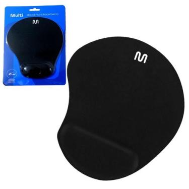 Imagem de Mouse Pad Multilaser Grande Ergonômico Apoio Punho em Gel AC024 23cm x