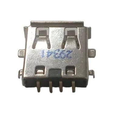 Imagem de Conector Usb 4pinos 90º G - Kit Com 10 Peças - foursolutions