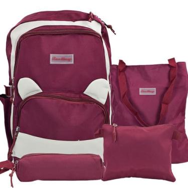 Imagem de Mochila Escolar Passeio Infantil Gatinho Bolsa Gatinha - House Organiz