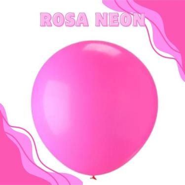 Imagem de Balão Pic Pic Neon N16 C/12 Uni Festa Decoraçao Aniversario - Crgfesta