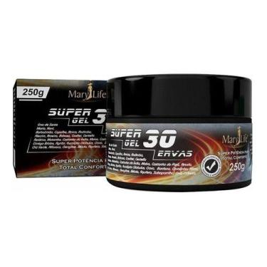Imagem de Kit 9 Super Gel 30 Ervas Mary Life 250g
