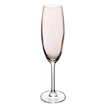Imagem de Jogo 6 Taças Champanhe 220ml Rosa Millennial - FULL FIT