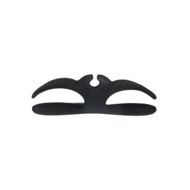 Imagem de Suporte Organizador Separador de Fios  - VIA BRASIL, Preto