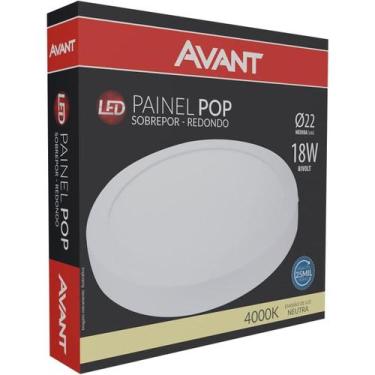 Imagem de Painel de Sobrepor LED 18W 4000K Redondo 767100870 AVANT