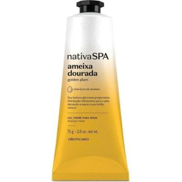 Imagem de Gel creme para as mãos nativa spa ameixa dourada 75g - BOTICARIO
