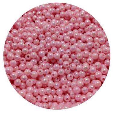 Imagem de Miçanga abs bola 300 pçs 5mm ideal para bijuterias e artesanatos em ge