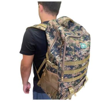 Imagem de Mochila Camuflada Grande Esportiva Camping Trilha viagem - Lynx produç
