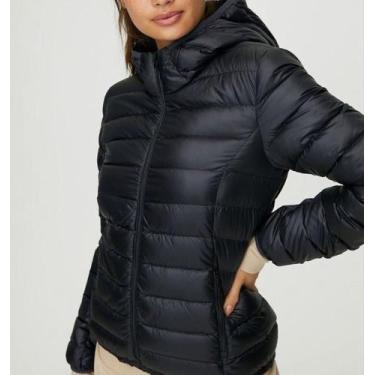 Imagem de jaqueta nylon feminina impermeável capuz removível - B&B, EXGG