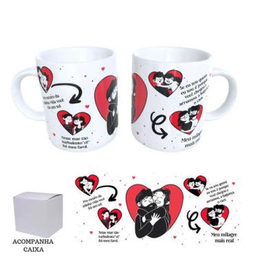 Imagem de Caneca 325ml - Luan Santana - Deus é Muito Bom - Parte1 - Laranja e Mi