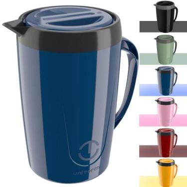 Imagem de Jarra Térmica Suqueira com tampa Garrafa Chá Suco Água Caribe 2L Unite