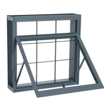 Imagem de Janela Maxim-Ar Massa Externa com Grade em Aço 60 x 80 x 8 cm 1 Folha 