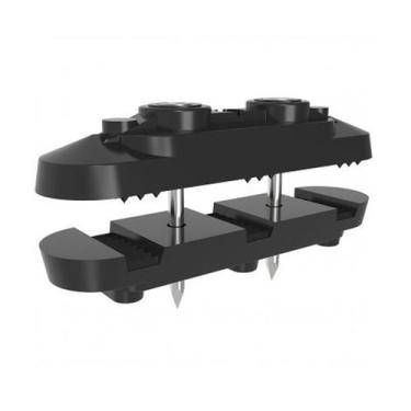 Imagem de Grampo Cleats Trifásico com Prego Galvanizado 8 Peças - Ribeiro Fabril