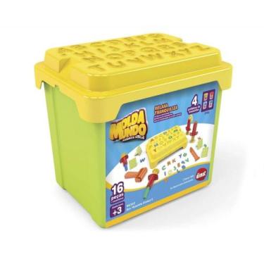 Imagem de Caixa Massinha 16 Peças - Dismat - DISMAT BRINQUEDOS