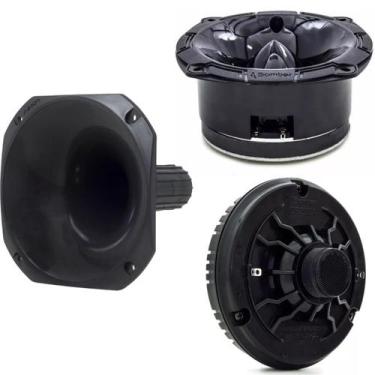 Imagem de Kit Driver Db200x 75w + Super Tweeter 100w Bomber + Corneta