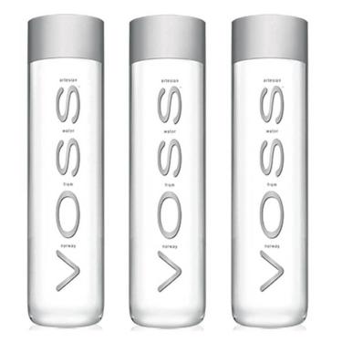 Imagem de Kit 03 Unid Água Mineral Voss Sem Gás 850Ml Garrafa Plástico
