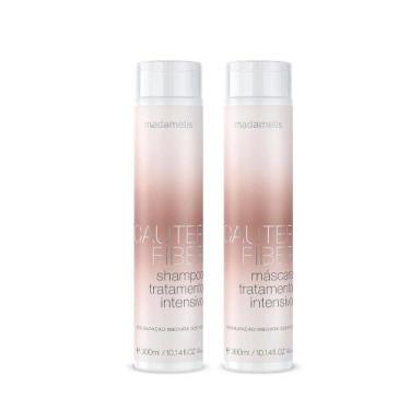 Imagem de Kit tratamento cauterização cauter fiber 300ml - MADAMELIS