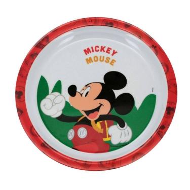 Imagem de Prato Fundo Melamina Infantil Mickey Mouse Disney 21cm - Tuut
