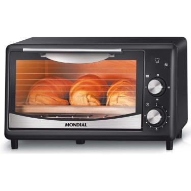 Imagem de Forno Eletrico Mondial 6L Preto 650W Com Grelha 220V