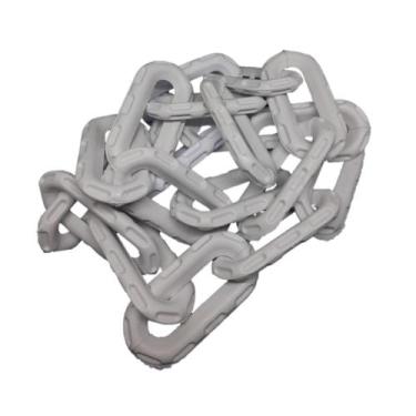 Imagem de 80 Mt Corrente Plástica Isola Calha Chuva Elo G Branco F103 - Ferreira